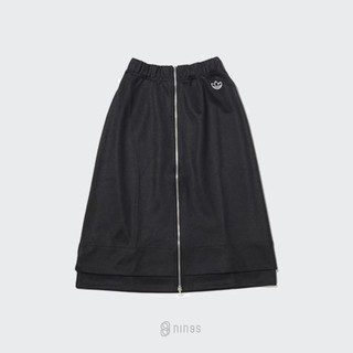 【零碼XS】ADIDAS W ZIP SKIRT BLACK SKIRTS 長裙 黑色 FU3837