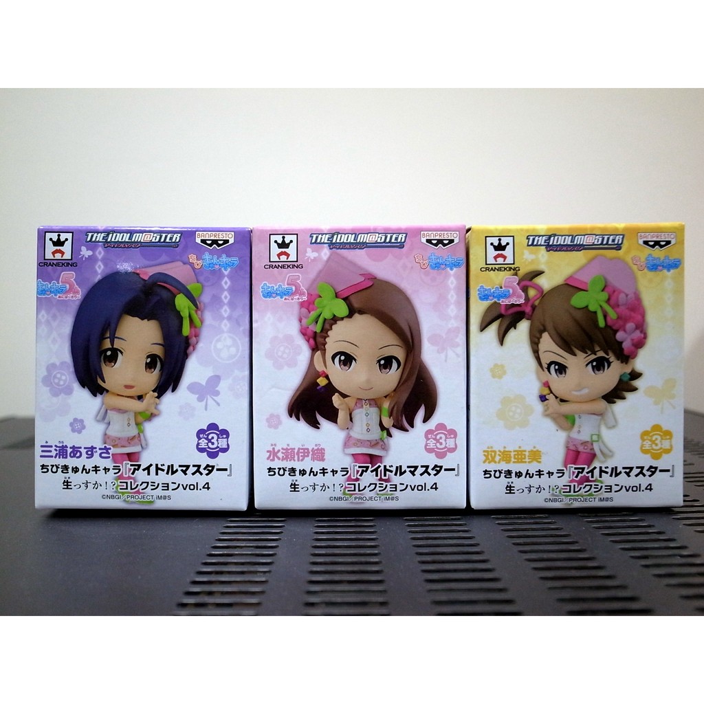 Banpresto 景品 Q版公仔 偶像大師 三浦梓 水瀨伊織 雙海亞美 全新日版 黏土人 一番賞 LoveLive!