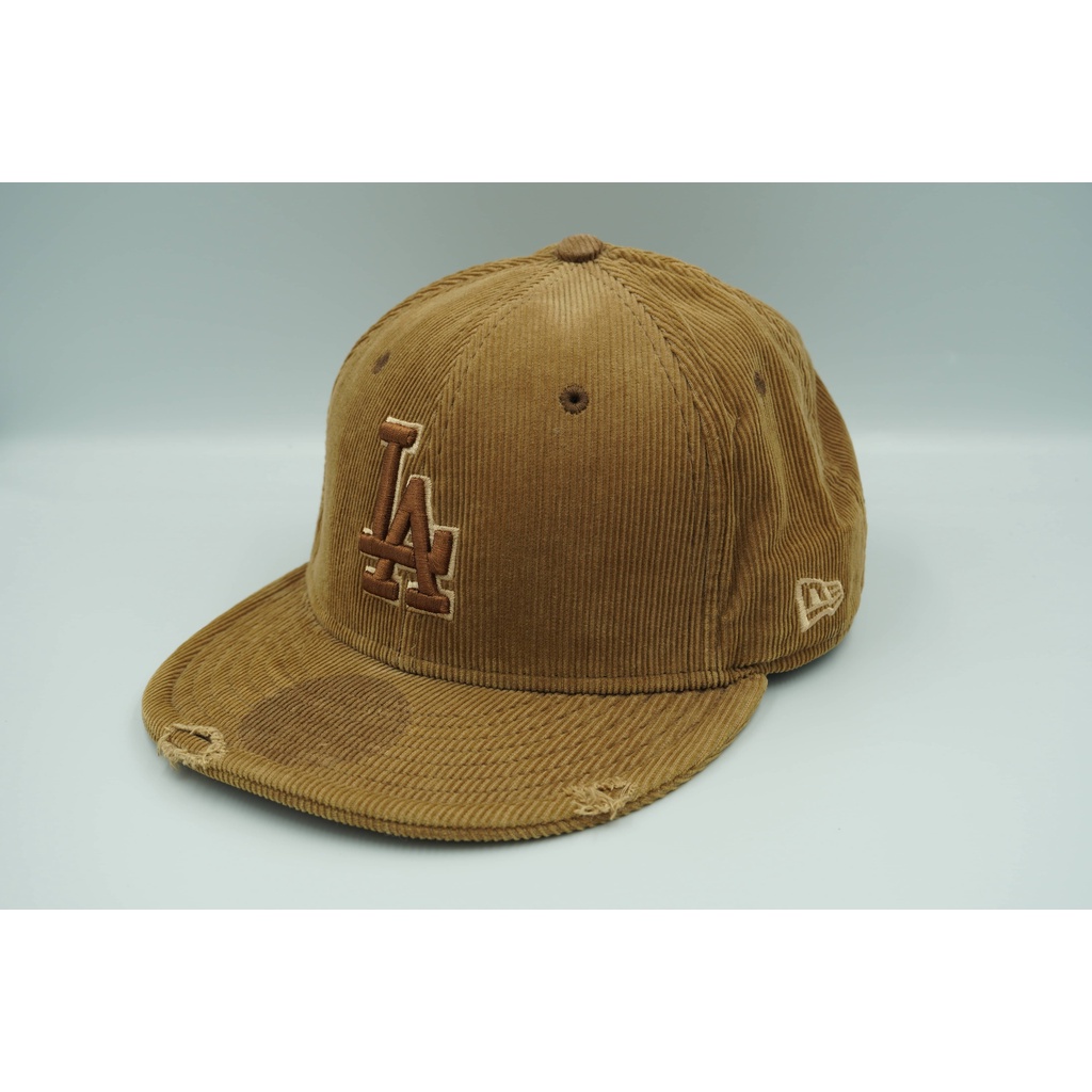 [NEW ERA] 後封式 棒球帽 洛杉磯 道奇隊 燈芯絨 MLB 嘻哈 球帽 帽子