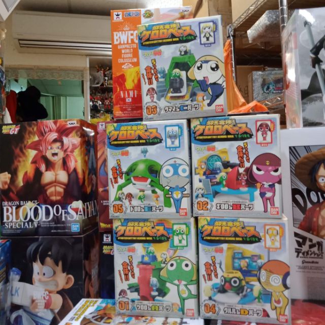 柴寶趣 Keroro 軍曹 仰天合體 初版 原色版 絕版品  五盒一套 Bandai 盒玩