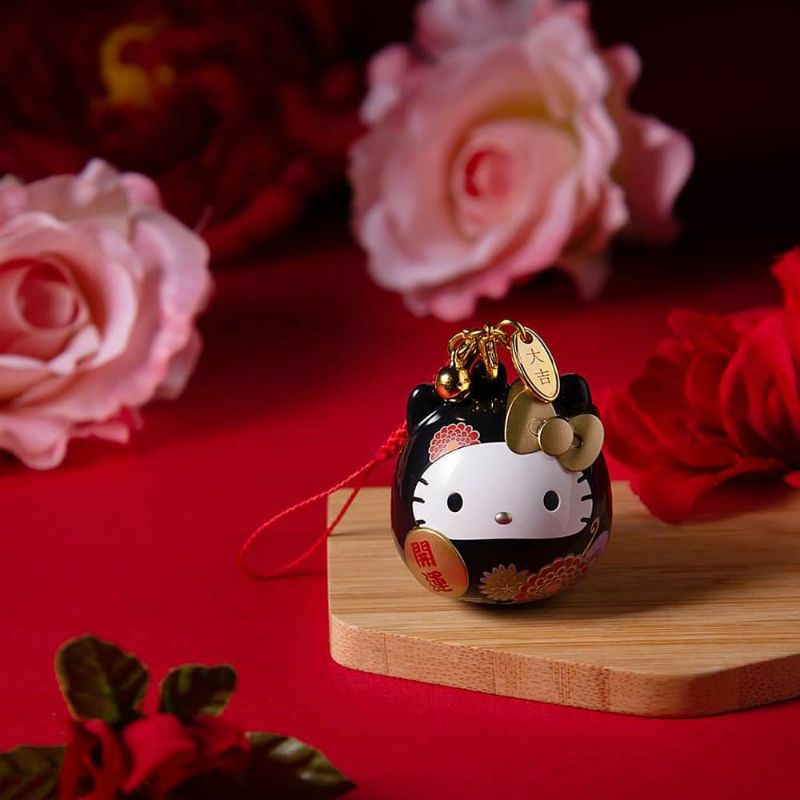 [24h出貨.贈盒] Hello Kitty 達摩3D立體造型悠遊卡-和風限定版 （凱蒂貓、一卡通、icash)