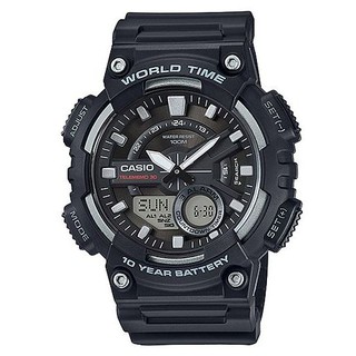 【八度空間】CASIO 卡西歐AEQ-110W-1A新捍衛戰士十年電池款