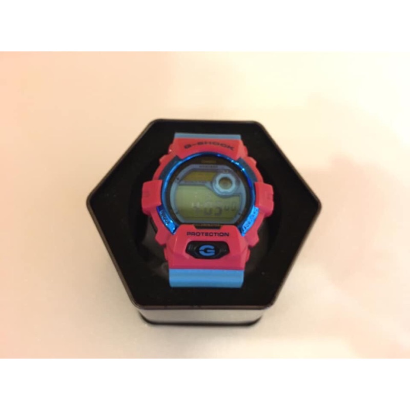 卡西歐 G-SHOCK 手錶 G-8900-4DR 桃藍色