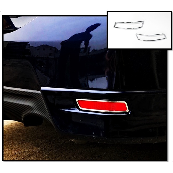 圓夢工廠 Toyota Altis 11代 11.5代 2013~2018 改裝 鍍鉻銀 後保桿 後反光片 後霧燈框飾貼