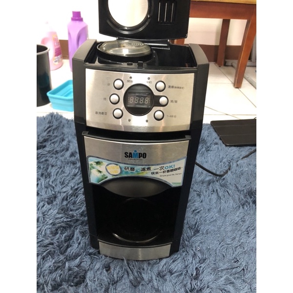 聲寶SAMPO自動研磨咖啡機(HM-L8101GL