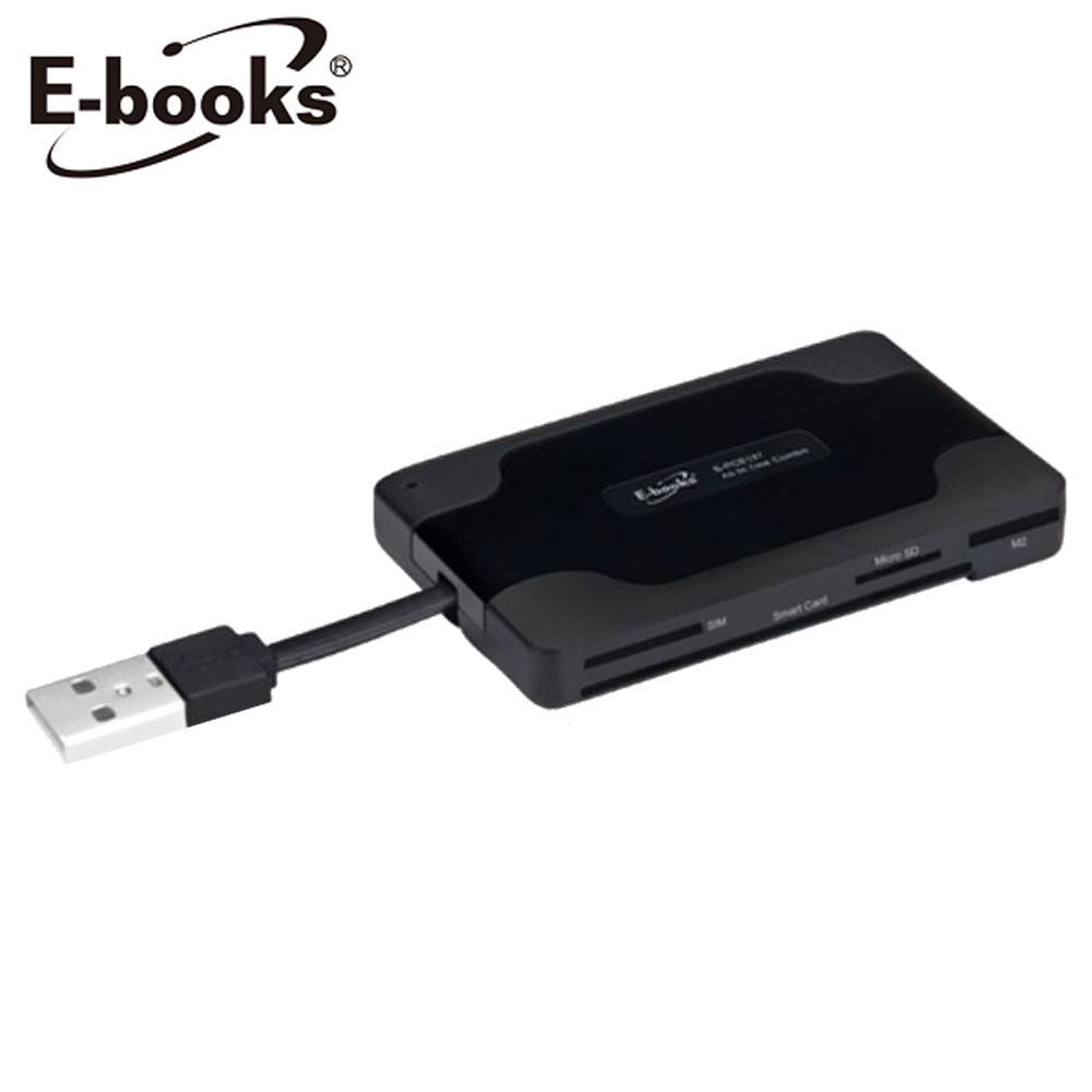 E-Books 晶片複合讀卡機+集線器 T29