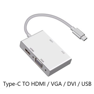 小牛蛙數位 USB 3.1 USB-C Type-C轉HDMI VGA HUB OTG 轉換器 轉接器 Type-C