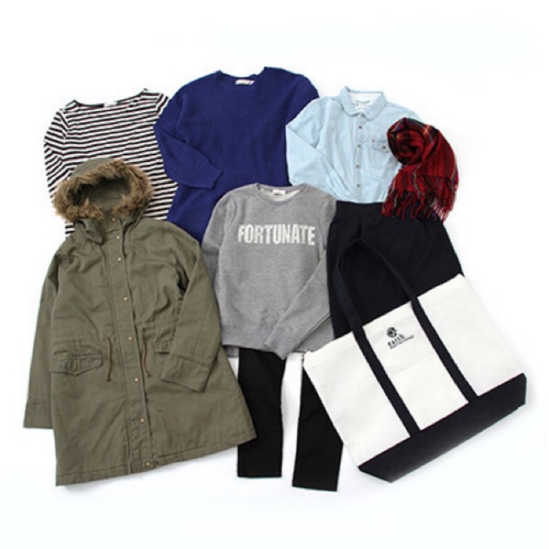 日韓貨簡約休閒外套福袋w Closet Dobe Yourz 可換物 蝦皮購物