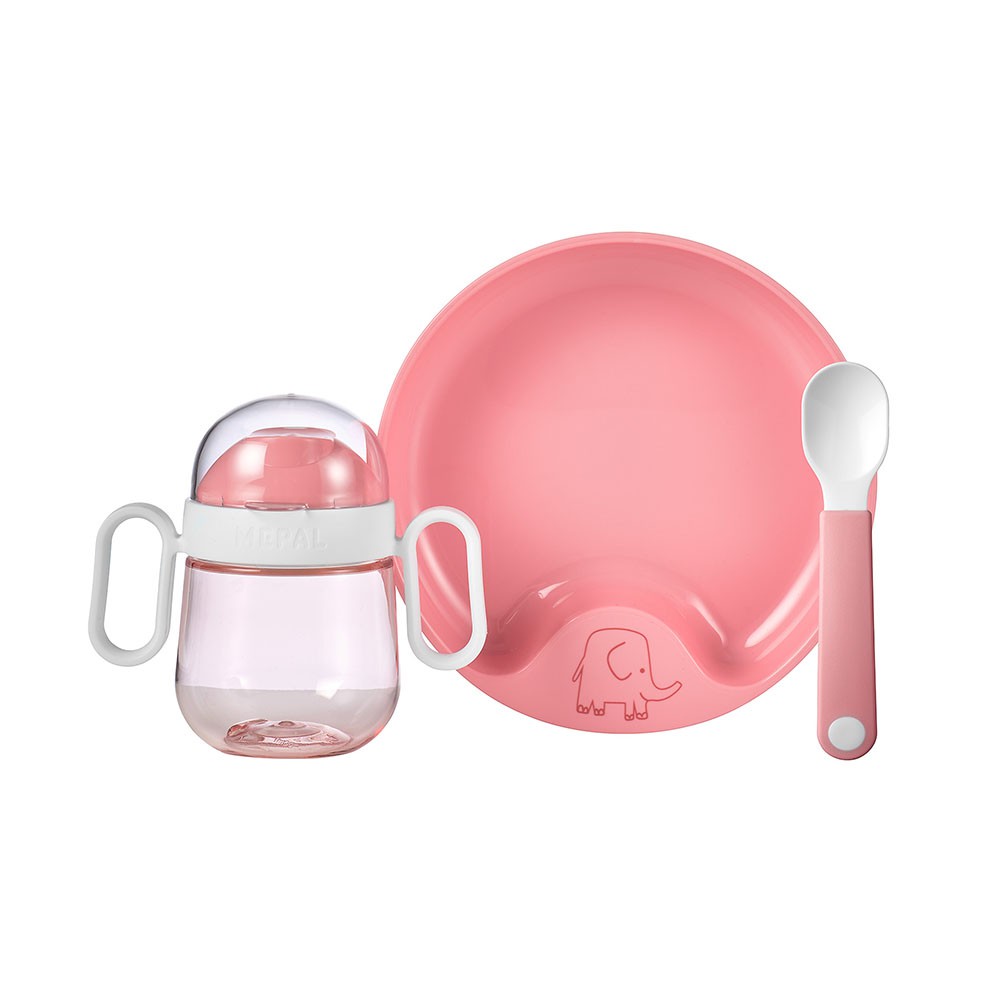 【荷蘭Mepal】 mio 餐匙盤水壺三件組(共4款)《屋外生活》兒童 寶寶 學習
