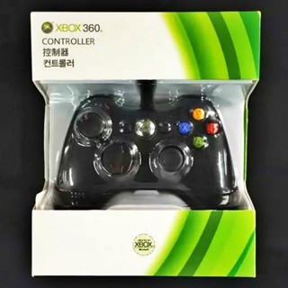 微軟 新到貨 OEM Microsoft Xbox 360 有線控制器黑色/白色