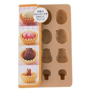 日本貝印-DL-8032 -熊矽膠模-巧克力模-甜點裝飾