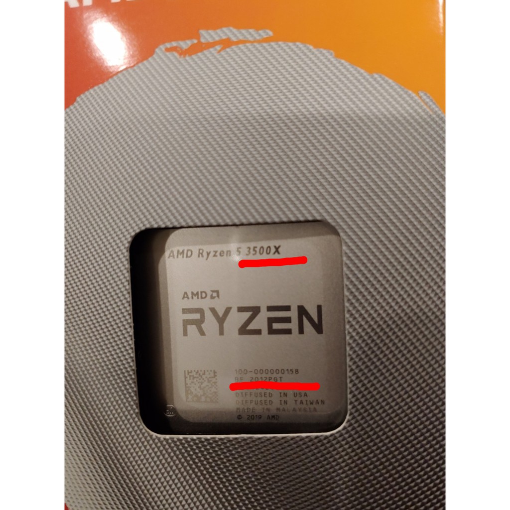 AMD Ryzen 3500X 精技代理 台灣盒裝公司貨 三年保