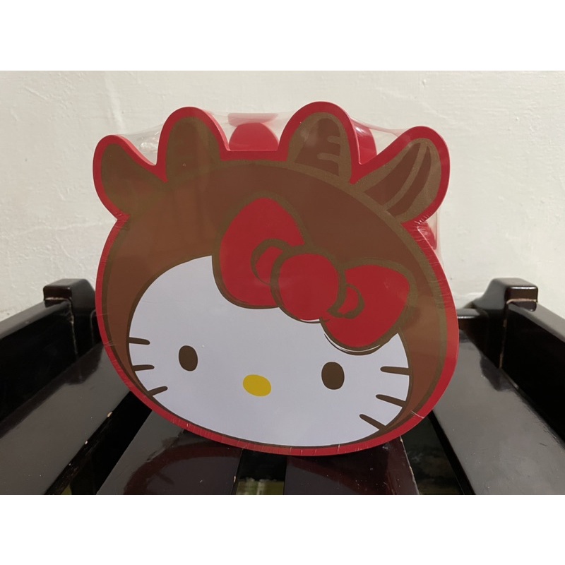 ［Hello Kitty］全新未拆 糖果盒 置物盒 木頭盒 牛年紀念款
