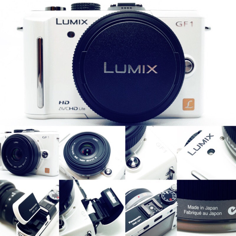 Panasonic Lumix DMC-GF1 大全配雙鏡頭（女朋友機）--珍珠白🛍～Ming's Life