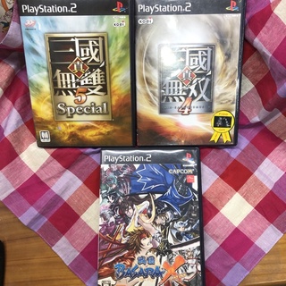 PS2二手遊戲片 三國無雙5 special 三國無雙4 戰國BASARA X