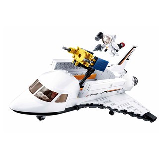 【玩具兄妹】現貨! 小魯班積木 太空梭積木 航天飛機積木 太空積木 太空梭 小魯班 積木禮盒 益智玩具
