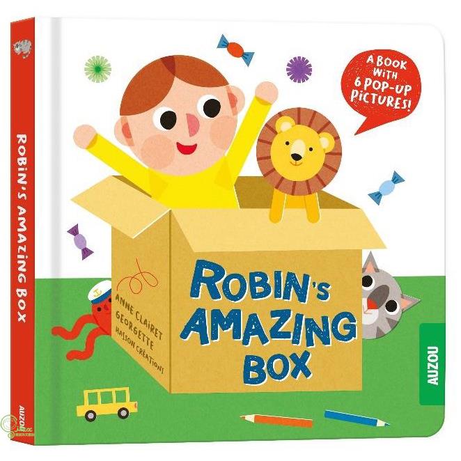 Robins Amazing Box 羅賓的神奇箱子（立體書）厚頁書（外文書）