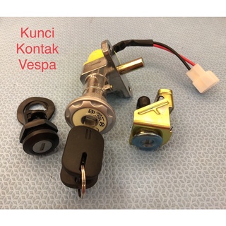 Inskey DJB yhc kunci kontak vespa key set vespa 偉士牌套鎖