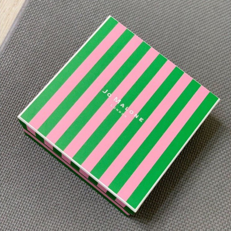 Jo Malone 香水禮盒 限量 聖誕禮盒 正品 真品 空盒 收納盒 條紋 禮物盒 Christmas box