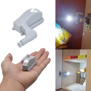 🔥白光/暖光 LED橱柜鉸鏈燈 智能觸碰開關感應燈 智能感應衣櫃門櫥櫃照明燈