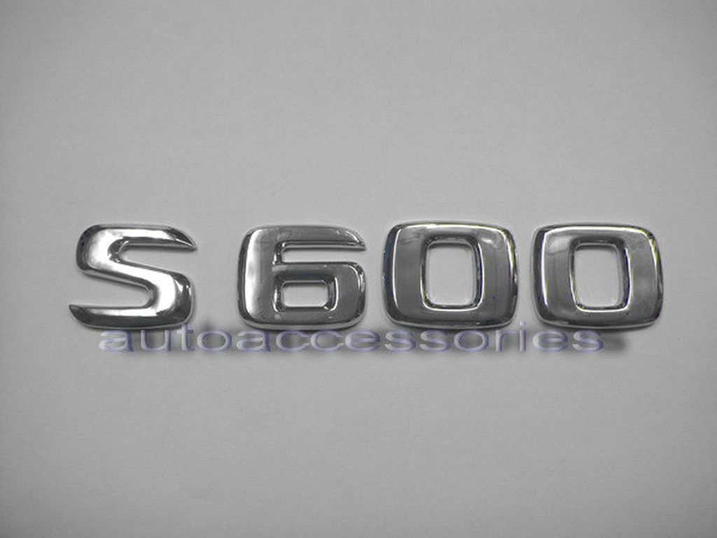 BENZ 賓士 S 600 S600 後箱蓋字標 字體