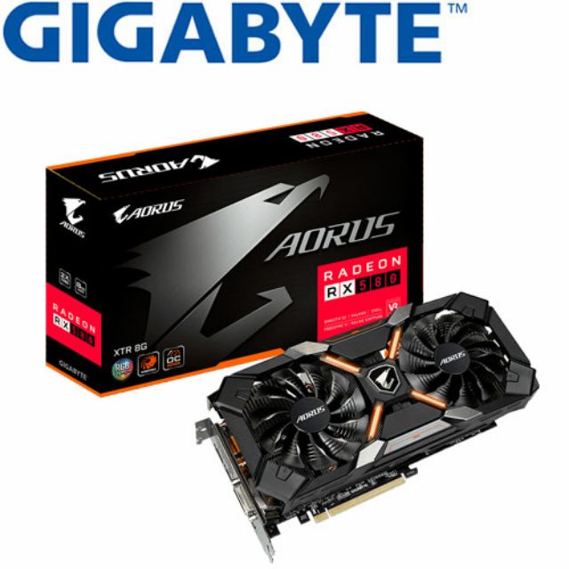 GIGABYTE技嘉 AORUS Radeon™ RX580 8G 顯示卡 全新  2018年購入 有發票影本