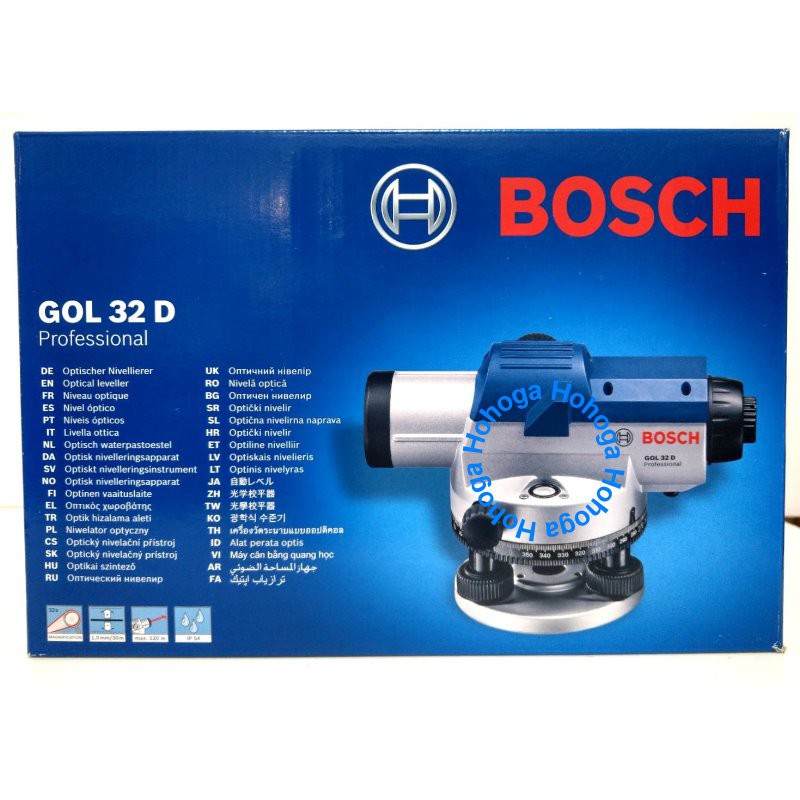 (含稅)博世 BOSCH GOL32D 32X自動水準儀 附大腳架及箱尺(南台測繪) GOL 32D GOL32D