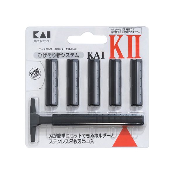 KAI 日本貝印 刮鬍刀(2片刃)K2-5B1(1入)【小三美日】 DS008280