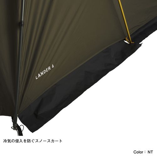 預購日本The North Face Lander 6 NV22100 帳篷露營裝備6人| 蝦皮購物