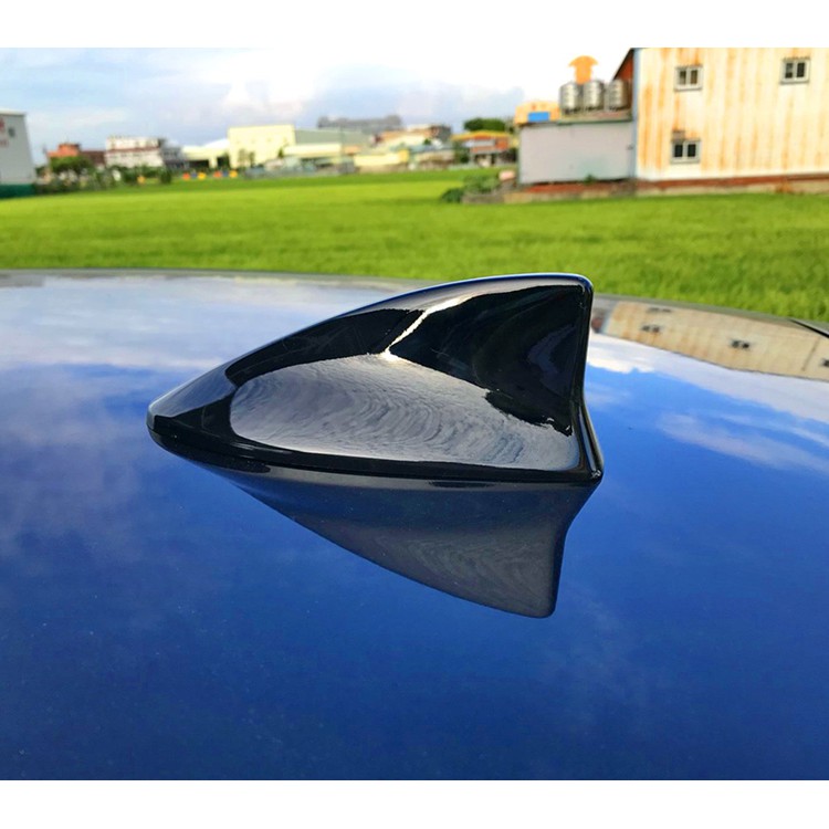 圓夢工廠 Audi 奧迪 Q2 Q3 Q5 Q7 Q8 鯊魚鰭 造型天線蓋 飾貼 烤漆黑 烤漆銀 烤漆白 鍍鉻銀 碳纖紋