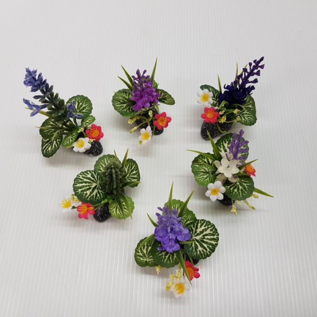 小石花草塑膠花假花仿真花假水草裝飾花金金水族 蝦皮購物