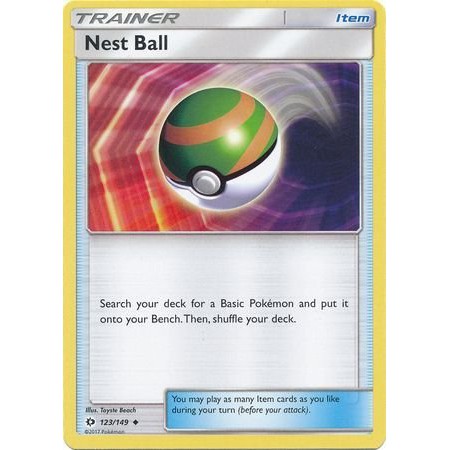 國際版 美版 寶可夢 PTCG SM1 123/149 Nest Ball 巢穴球