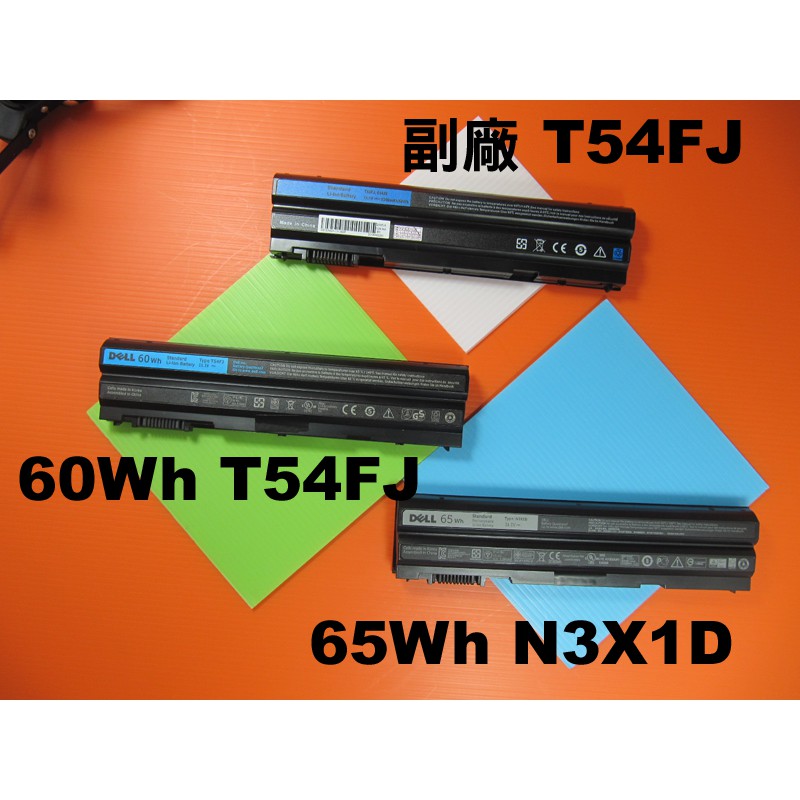 65Wh 電池 NHXVW dell 原廠電池 E6420 P15G E6430 P25G E6440 T54FJ 戴爾
