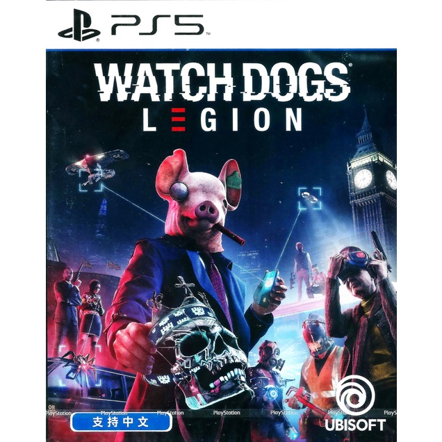 【二手遊戲】PS5 看門狗3 自由軍團 奪回倫敦 抵抗組織 WATCH DOGS LEGION 3 中文版 台中恐龍電玩