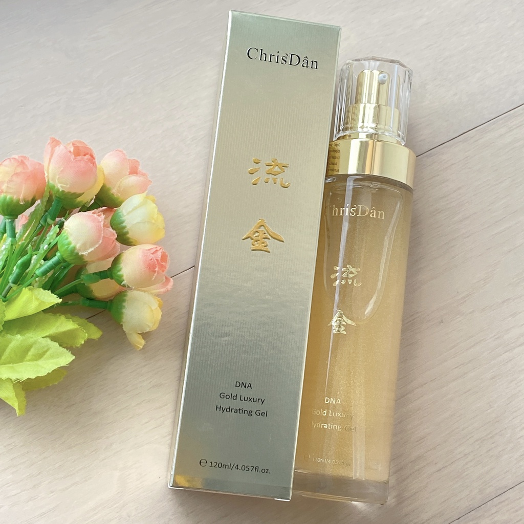 【現貨】克莉絲丹ChrisDan流金DNA晶鑽光奢華水凝露120ml/DNAGoldLuxuryHydratingGel