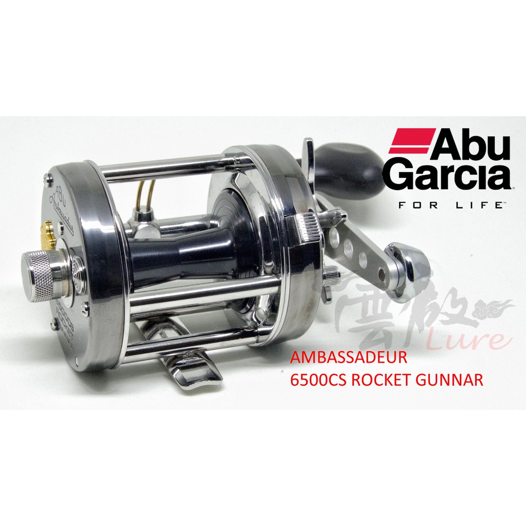 雲啟路亞 免運 Abu Garcia Amb 6500cs Rocket Gunnar 雷強鼓式 蝦皮購物