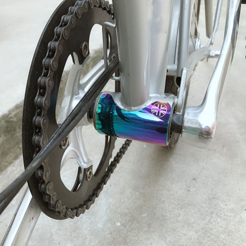 Edb* 鋁合金車架保護貼折疊自行車中軸貼
