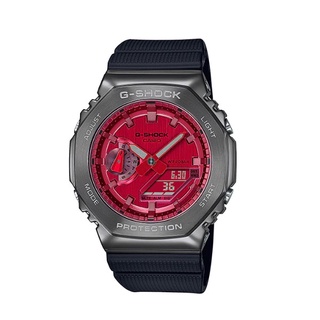 CASIO卡西歐 G-shock 男 八角時尚八角(紅)腕錶 (GM-2100B-4A) 48.5mm