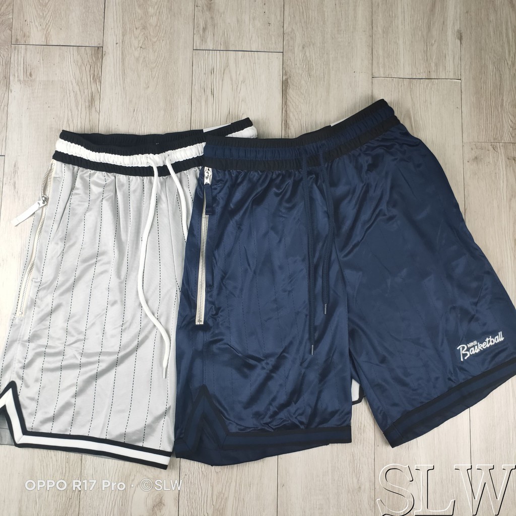 『 SLW 』DA5710-419深藍 男 NIKE DRY 口袋拉鍊 抽繩 運動短褲 籃球褲