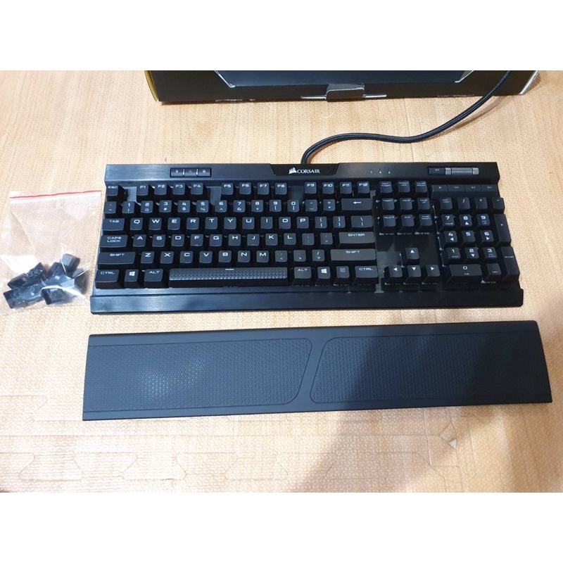 海盜船 CORSAIR K70 MK2 RGB 電競鍵盤黑色 英文 青軸
