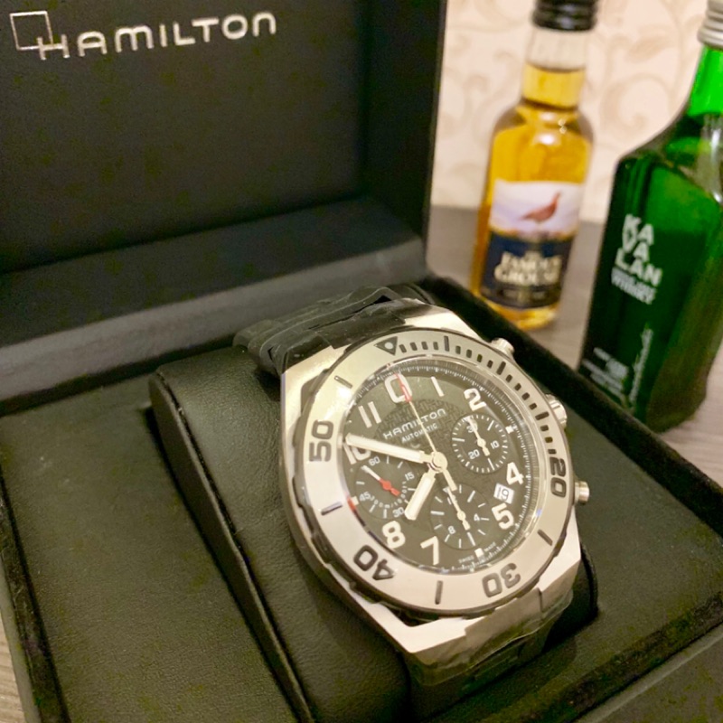 全新品 精品男錶 封膜未拆 Hamilton 漢米爾頓 Khaki 專業潛水運動腕錶