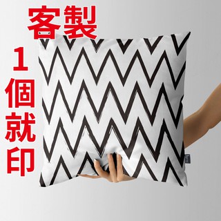 《客製》1個就印 45*45方形雙面印圖 亮面抱枕套 緞面訂製 客製化 IHERMI 台灣製 愛好蜜 婚禮