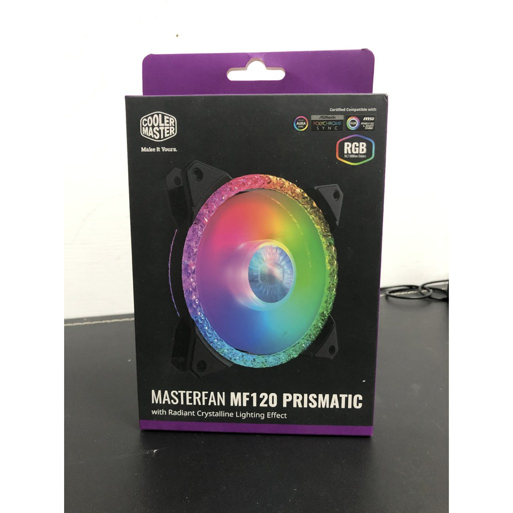 Cooler Master 酷碼科技水晶燈效MasterFan系列 - MF120 Prismatic
