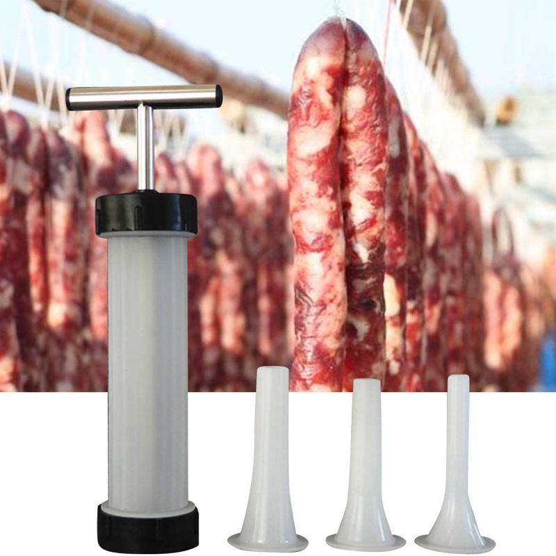 Sausage Stuffer 便攜式手動香腸機家用手動香腸灌裝工具新