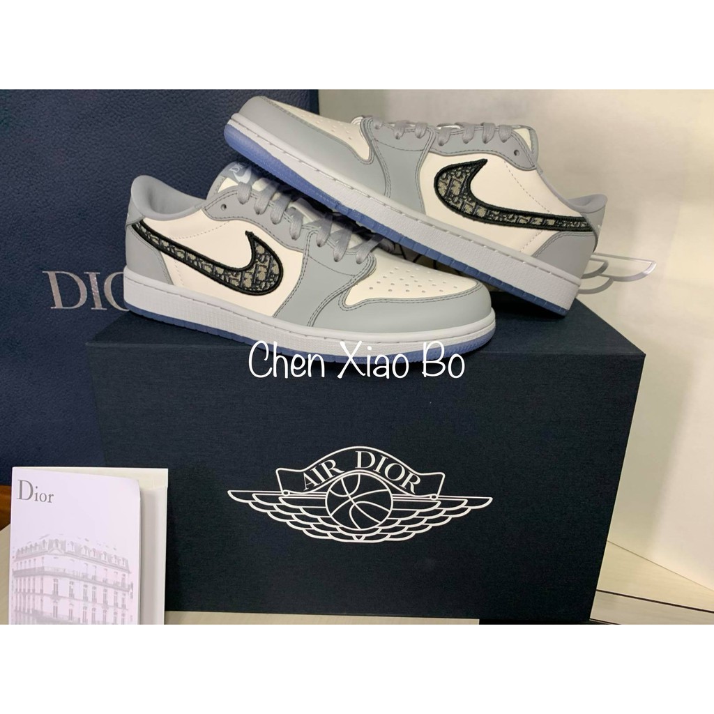 現貨Dior X Air Jordan 1 Low 低筒 限量聯名 台灣公司貨 US9 / 27cm