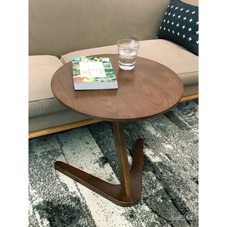 🎁品質保證🎁【廠家直銷 免運】北歐實木沙發邊幾邊桌移動茶几圓桌角幾小戶型陽臺小茶几茶桌迷你