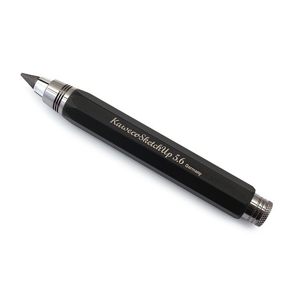德國 KAWECO Sketch Up 黃銅-黑色款5.6mm自動鉛筆/工程筆 黃銅八角筆身