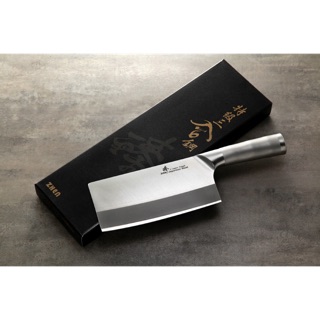 《臻品坊》臻 日本進口三合鋼中式菜刀+ 噴砂～一體成型防滑握柄 - 小剁刀