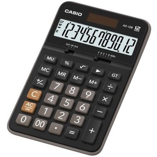 CASIO AX-120B 商務系列 12位數 大字幕 計算機 臺灣卡西歐公司貨