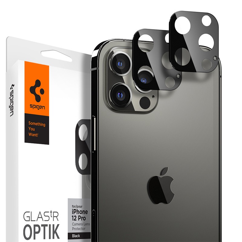 Spigen iPhone 12/ mini/Pro/Pro Max_Glas tR Optik鏡頭保護貼x2入_官旗店